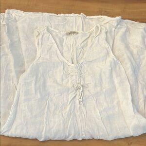 100% linen beach cover up